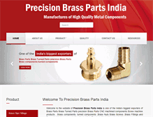 Tablet Screenshot of precision-brass-parts.com
